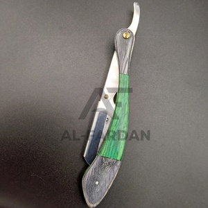 Lame de rasage Shavette turque classique pour hommes Rasoir droit à quantité minimale de commande basse avec logo personnalisé avec manche en bois - Product Image 5