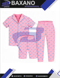 Ensemble de pyjama en satin à pois Gamma Phi Delta Sorority, tunique respirante pour la saison d'automne, pour les membres de la sororité GPD - Product Image 4