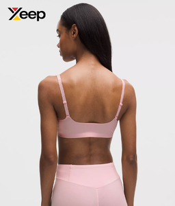 เสื้อชั้นในกีฬาโยคะคุณภาพสูงสำหรับผู้หญิง XEEP รุ่น XC-SB-140 แบบเรียบง่าย ระบายอากาศได้ดี สายปรับได้ แผ่นรองถอดออกได้ รองรับได้ดี - Product Image 2