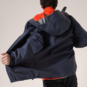 เสื้อแจ็คเก็ตมีฮู้ดกันน้ำกันลมสำหรับปีนเขาและกิจกรรมกลางแจ้ง  ผ้าแคนวาส  ซิป  โลโก้สั่งทำได้  สำหรับทุกเพศ - Product Image 4