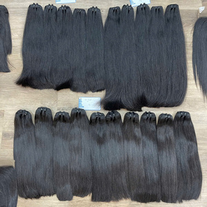 Lots de Cheveux Raides Naturels en Gros, Cheveux Humains Bruts Doublement Étirés, Pointes Épaisses, Aspect Soyeux et Naturel - Product Image 4