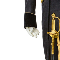 Ensemble de veste uniforme d'inspiration vintage américaine, ensemble de veste uniforme traditionnelle américaine, costumes pour hommes