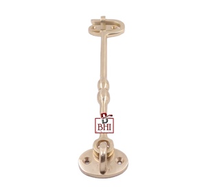 Gancho de cabina de hierro fundido y cerradura de pestillo de ojo Accesorios de hardware Los ganchos de cabina se utilizan para puertas internas o externas abren el armario - Product Image 4