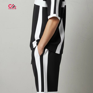 Summer Men Sets <b>Short</b> Sleeve T Shirts Wide Leg <b>Shorts</b> Two Piece Suits Breathable Man Casual Loose <b>Shorts</b> and Shirts Set 2026 - Product Image 6