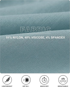 Pantalon cargo droit taille haute pour femme FITME SPORTS, décontracté, écologique, en tissu éponge léger, séchage rapide - Product Image 6