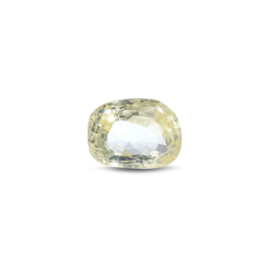 Handcrafted 3 Carat Yellow Sapphire Oval Cut Loose Gemstone for Fine Jewelry - Product Image 1
