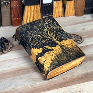 Genuine <b>Leather</b> Writing Journal Handmade Vintage <b>Refillable</b> <b>Notebook</b> Rustic Personal Diary Travel Planner Memory Book Sketchbook - Product Image 3