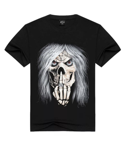 Camiseta de Algodón de Alta Calidad para Hombre con Estampado de Letras, Venta al por Mayor, Personalizada, 100% Algodón, Secado Rápido, Transpirable, Cuello Redondo, Manga Corta - Product Image 2