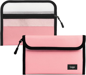 Borsa Portaoggetti Ignifuga e Impermeabile in Poliestere con Doppia Chiusura <span class=keywords><strong>a</strong></span> Zip per Documenti, Contanti, Gioielli e Oggetti di Valore - Product Image 1