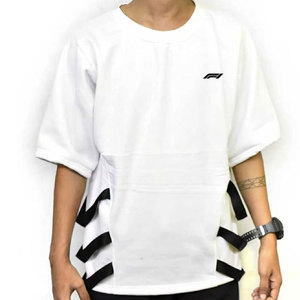เสื้อยืดโอเวอร์ไซส์ผ้าฝ้าย 100% พิมพ์โลโก้ตามสั่ง ขายส่ง น้ำหนักเบา ทรงหลวม ใส่สบาย แขนสั้น สำหรับผู้ชาย - Product Image 1