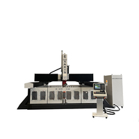 Routeur CNC de Machine de gravure 3d à 5 axes de haute précision pour le travail du bois CNC à cinq axes pour la fabrication de sous-marins pour la Corée