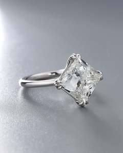 Anillo de Diamantes de Plata de Ley S925, Adecuado para Banquetes, Anillo de Diamantes Moissanite Ascher para Boda - Product Image 2