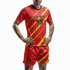 New Arrival Best Quality Custom Design Men Soccer Uniform <b>Sets</b> Breathable Training Sports Wear with OEM Service Available - Product Image 1