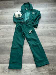 Nouveau design de survêtement bicolore pour hommes, jogger à capuche avec logo personnalisé, ensemble 2 pièces pour hommes, survêtement à blocs de couleurs - Product Image 4