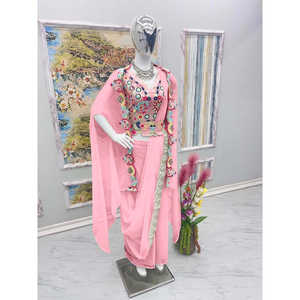 Fancy conjunto de mujer de cuatro piezas con cinturón para ropa de fiesta - Product Image 2