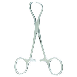 Pinza para Toallas No Perforante para Instrumentos Quirúrgicos, 13.3 cm, Acero Inoxidable Ortopédico Premium, Apto Enterprises - Product Image 1