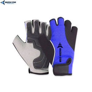ถุงมือ Daizen Star Tactical แบบครึ่งนิ้ว สีเหลืองดำ ยาวถึงข้อมือ ผลิตจาก PU ทนทานอเนกประสงค์ เป็นมิตรกับสิ่งแวดล้อม เหมาะสำหรับกีฬา กิจกรรมกลางแจ้ง และสวมใส่ลำลอง - Product Image 2