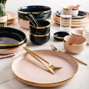 Juego de Vajilla Artesanal con Acabado Rústico en Cerámica, Platos Elegantes para Servir, Tazones Decorativos - Product Image 3