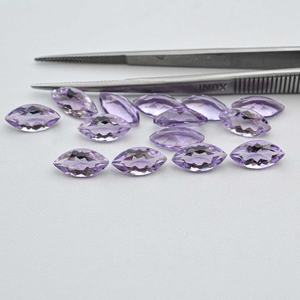 7mm 14mm Naturel Rose Améthyste À Facettes Marquise Forme IGI Certifié Pierres Précieuses En Vrac Du Fabricant Indien Produits Chauds 2025 - Product Image 2