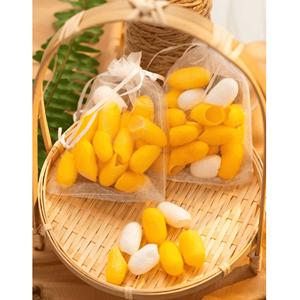 Cocon de ver à soie, matériau en fibre de soie de haute qualité pour la production textile, les fournitures artisanales et l'usage décoratif, Vietnam - Product Image 3