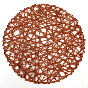 PRODUIT CHAUD Sets de table en papier naturel Décoration murale Rond Fleur papier Tapis de table accessoires de cuisine - Product Image 1