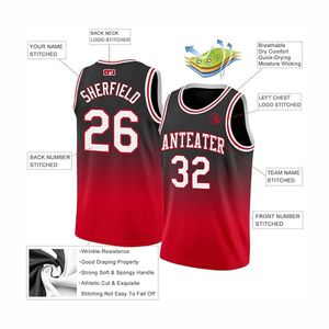 เสื้อบาสเก็ตบอลแบบซับลิเมชั่น ทนทาน แห้งเร็ว น้ำหนักเบา สำหรับทีมกีฬา รับผลิตแบบ OEM ODM ขายส่งจากโรงงานผลิตเสื้อผ้ากีฬา - Product Image 4