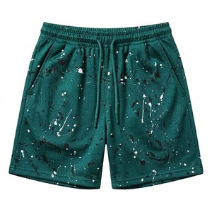 Shorts de basket-ball surdimensionnés pour hommes, streetwear, respirants, en mesh, shorts de sport - Product Image 1