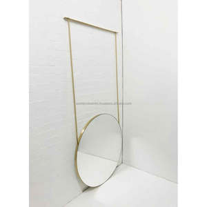 Miroir de courtoisie à prix raisonnable avec lumières Miroir rond en métal sur mesure de haute qualité - Product Image 6