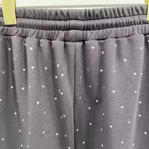 Conjunto de Chándal de Moda Urbana para Hombre con Cremallera, 100% Algodón, con Pedrería, Sudadera con Capucha y Pantalones de Chándal, con MOQ Bajo y Oferta de Precio - Product Image 3