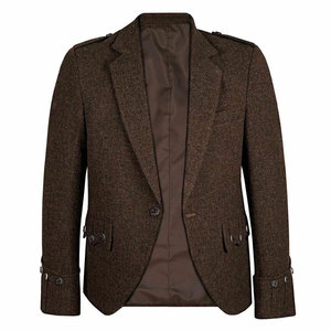 Ventoria Enterprises <b>Top</b> Selling Wholesale Scottish Men's Brown Argyle Kilt Jacket with Vest Winter Scottish Wedding Wool Argyle - Product Image 3