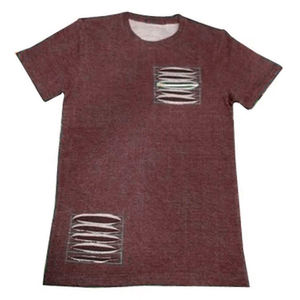 Camiseta Personalizada Vintage con Efecto Desgastado, Ligera, 100% Algodón, Corte Cuadrado, Estampado Gráfico con Efecto Agrietado, Impresión DTG para Hombre - Product Image 4