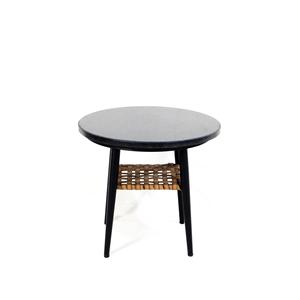 Comhome-Chaise longue d'extérieur élégante en rotin en plastique avec design ergonomique et coussins assortis - Product Image 5