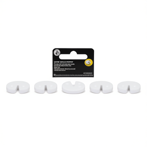 ANB White Chain Stopper Button for Window Blinds and Curtains Strong Mechanism for Home and Hotels Includes <b>Tieback</b> Accessory - Product Image 2