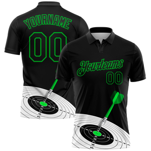 Chemises polo en microfibre polyester pas chères, chemises d'e-sport, impression par sublimation, respirantes, pour le basketball et le football - Product Image 2
