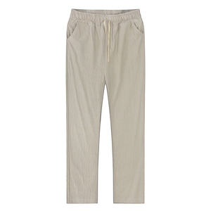 Men's Cotton <b>Linen</b> <b>Pants</b> | New Autumn Breathable Solid Color Trousers | Casual Fitness Streetwear Loose Fit <b>Linen</b> <b>Pants</b> for Men - Product Image 2
