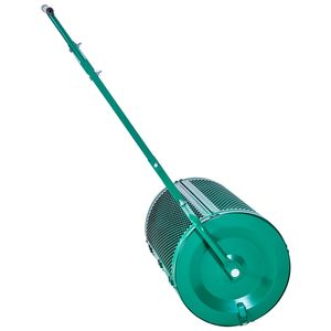 Spargitore di torba regolabile con maniglia a spinta/trascinamento e struttura in acciaio verniciato a polvere - Product Image 6