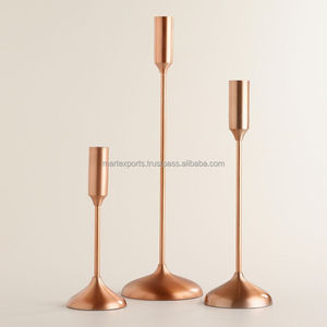 Portavelas de hierro metálico moderno y exclusivo, diseño tradicional único para decoración del hogar y la boda, producto de la mejor calidad - Product Image 2