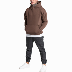 เสื้อฮู้ดดี้ผู้ชายแบบสั่งทำพิเศษ ผ้าหนา ทรงหลวม ไหล่ตก คุณภาพสูง - Product Image 6