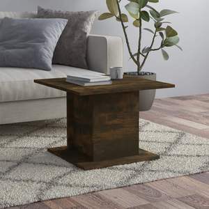 Petite table basse en bois d'ingénierie de chêne fumé - Product Image 1