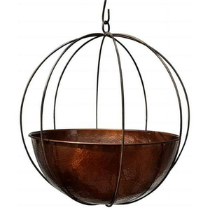 Macetas Colgantes Decorativas Hechas a Mano para Interiores, Macetero Colgante de Metal Galvanizado con Cadena - Product Image 2