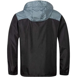 Custom Made Hooded <b>Lightweight</b> Windbreaker Outdoor Waterproof Windproof Breathable Quick Dry Nylon/Cotton OEM Service <b>Rain</b> - Product Image 2
