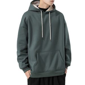 Wholesale 2025 Winter Custom Oversized Plain Cotton Blank Hoodies Pullover Unisex Bulk Plus Size Men's Hoodies Sweatshirts 2026 - Product Image 5