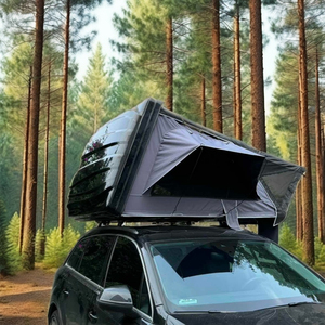خارجي 4 أشخاص مقاوم للماء خيمة قشرة صلبة 4x4 مع ضوء ليد مدمج نوع دعامة مستقيم للتخييم - Product Image 6