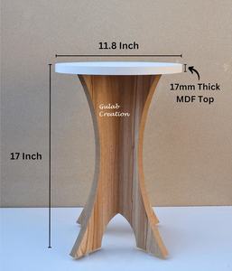 Table basse en bois massif fabriquée à la main pour salon Table centrale rustique en bois naturel durable - Product Image 4