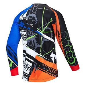 Cycling Jersey Men Long Sleeve MTB Motocross <b>Shirt</b> Off Road Racewear Breathable Quick Dry Lightweight <b>Mountain</b> <b>Bike</b> BMX Downhill - Product Image 5