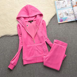 Conjunto de 2 Piezas para Mujer, Primavera-Otoño, Casual, Cuello Redondo, Manga Larga, Sudadera con Capucha, Pantalones Deportivos de Cintura Alta, Ropa Deportiva para Mujer - Product Image 4