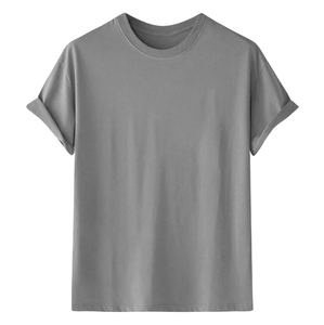 Men's Short Sleeve O-Neck T-Shirt Regular Fit <b>Animal</b> Print Front Logo Casual 100% Cotton <b>Knitted</b> Anti-Pilling Embossed - Product Image 6