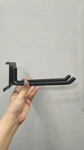 2mm Wall Mounted Double <b>Hook</b> Wall Organizer For Garage Double Wide <b>Hook</b> Garage <b>Rail</b> System Durable Utility Storing GAPGAR003 - Product Image 4