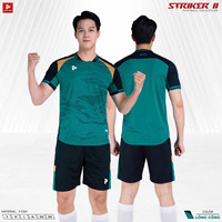 Maillot de football unisexe de haute qualité avec étiquettes imprimées par transfert thermique, uniforme d'équipe original 100 % polyester anti-humidité
