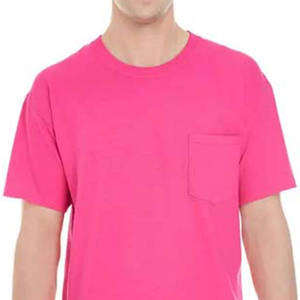 เสื้อยืดคอกลมแขนสั้นผู้ชาย สีตามสั่ง ผ้าฝ้ายถัก 100% ใส่สบายสำหรับฤดูร้อน ขายส่ง ทรงปกติ ขนาด OEM - Product Image 5